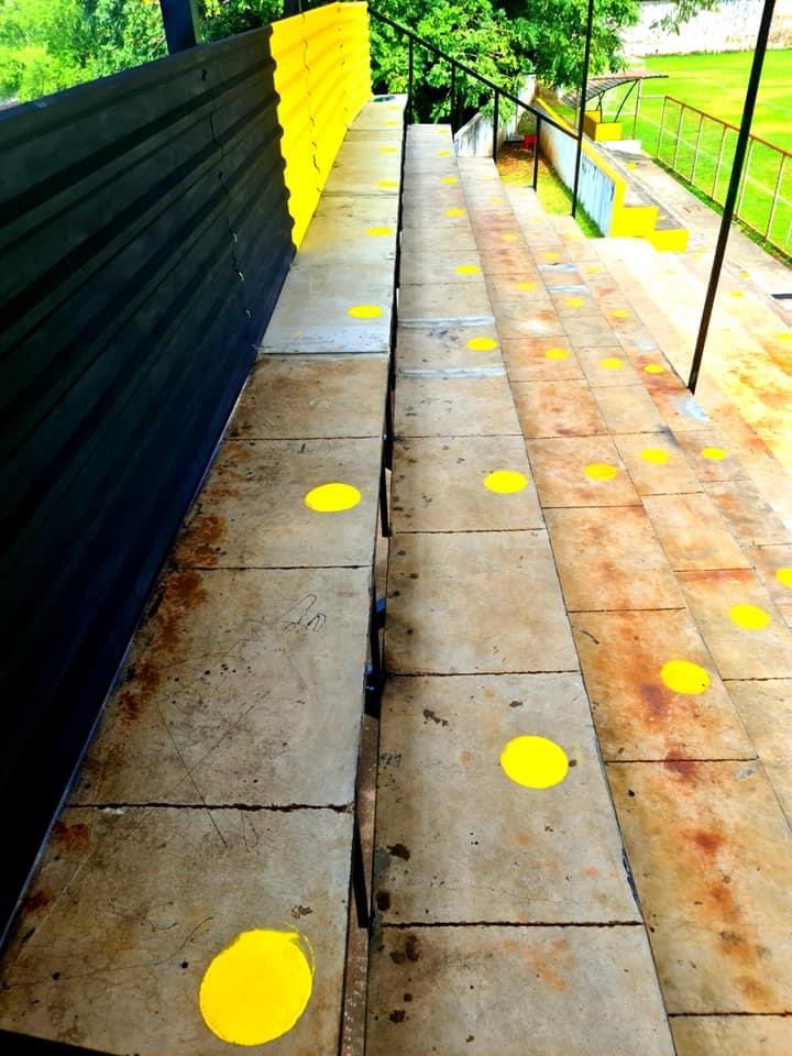 Cmigueljimenez's tweet photo. Así luce el Estadio Chilama, casa de nuestro equipo @f_destroyer, la cuál luego de un arduo proceso de remodelación se encuentra lista para recibir a los equipos que nos visiten. 🦈 @EDH_Deportes @Fanaticos21 https://t.co/lLZ88rDMFV