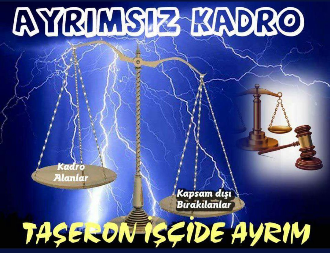 tark3692's tweet photo. #TaşeronaKadroGelsinKölelikBitsin kamuda çalışan kadro alamayan taşeronlar olarak adaletli haklı kadrosuna kavuşsun artık https://t.co/UNEgOJlgMB