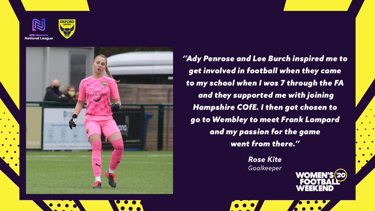 It's been an exciting footballing journey for  @RoseKite2 so far!  #OUWFC |  #WomensFootballWeekend