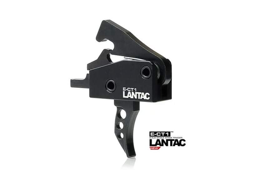 The latest E-CT1 trigger is a collaboration with Timney Triggers.

 lantac-usa.com/product-page/l…

#Lantac #AZWS