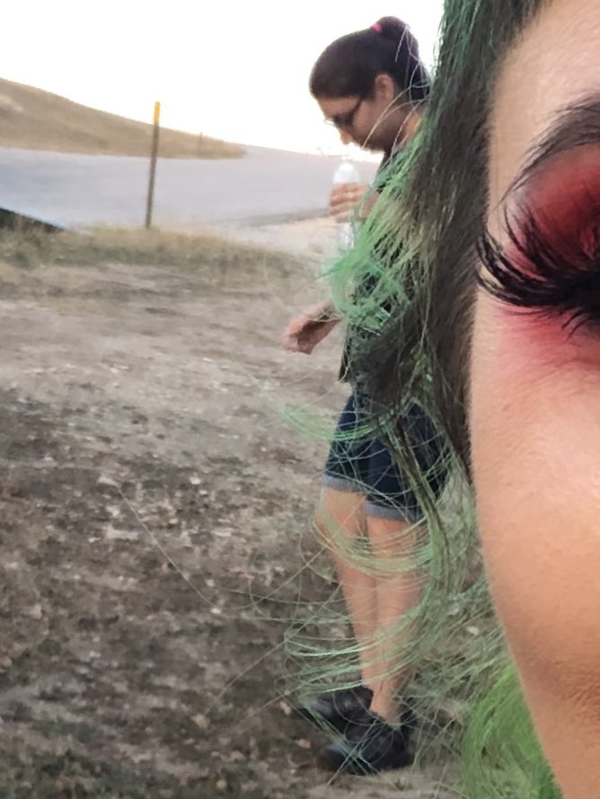 AutumnStayTx's tweet photo. The womxn who helped make #CloserToTheEdge a reality🖤Today is day 2 of shooting our first official music video and I wanted to take any moment I could to celebrate these magical womxn. We could not have done it without their help. https://t.co/WevtQyez0Y