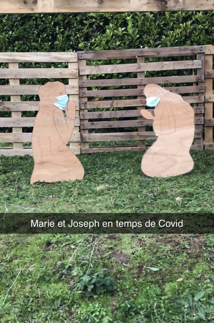 VictorMac85's tweet photo. Même Marie et Joseph doivent s’adapter 😷 https://t.co/CmbXNdzTxG