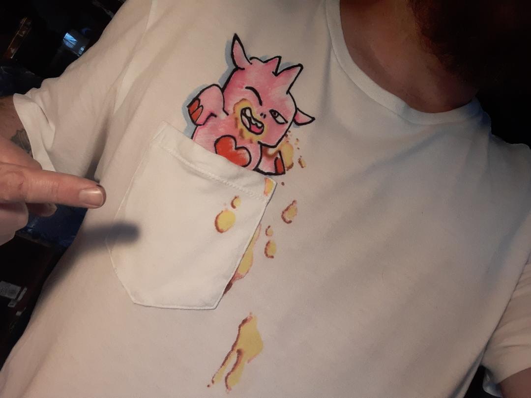 Sensei238's tweet photo. If you ever have a coffee stain on your white shirt, just give Pinky Pie a call and he'll cover it up with butter...
@parkerrsimmons @cartoonnetwork @TitmouseInc
#Sensei23 #Pinky #PinkyPie #CutiePie #MaoMaoHeroesOfPureHeart #CartoonNetwork #TitMouseInc #CoffeeStain #StainGuard https://t.co/ckvQLPtCJ1