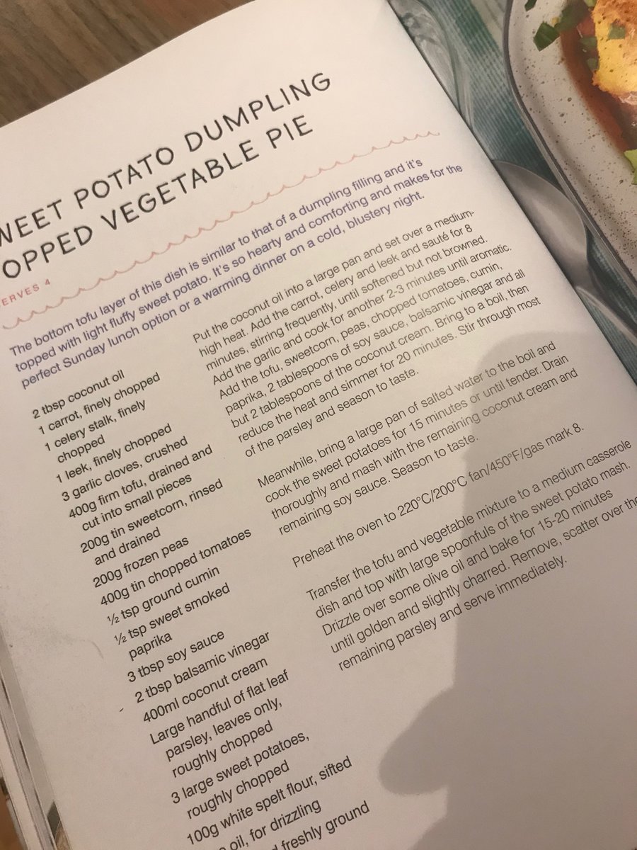 Hi Fearne, <a href="/Fearnecotton/">fearne cotton</a>, making your sweet pot dumpling pie tonight. Spelt flour bought and measured but it’s not actually used in the recipe....?!?