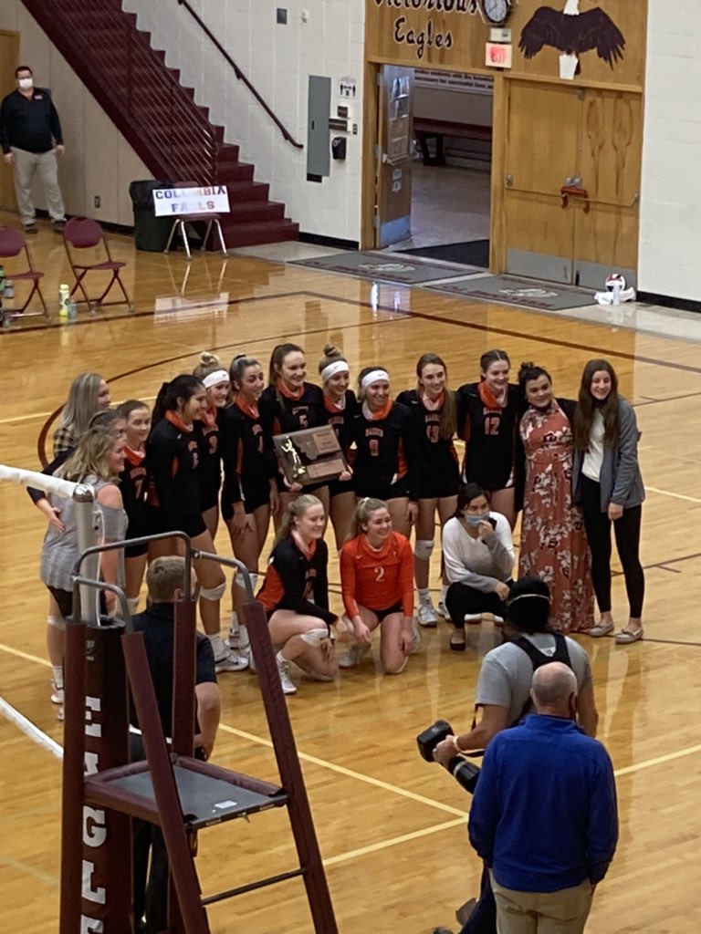 Hardin_Supt's tweet photo. Lady Bulldogs fall to CF 1-3 and take 3rd at the 2020 State A VB tourney...great season student athletes and coaches! THANK YOU! #mtscores https://t.co/2PGsUcNs32