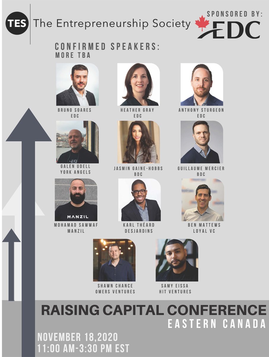 TES_canada's tweet photo. The Eastern Canada Raising Capital conference is taking place this Wednesday! Join us and dozens of investors as they share their insights on raising capital in Montreal, Toronto and Kitchener-Waterloo

Get your ticket today, places are limited: https://t.co/V9EcjBVEbg https://t.co/ScjLBVaTwt