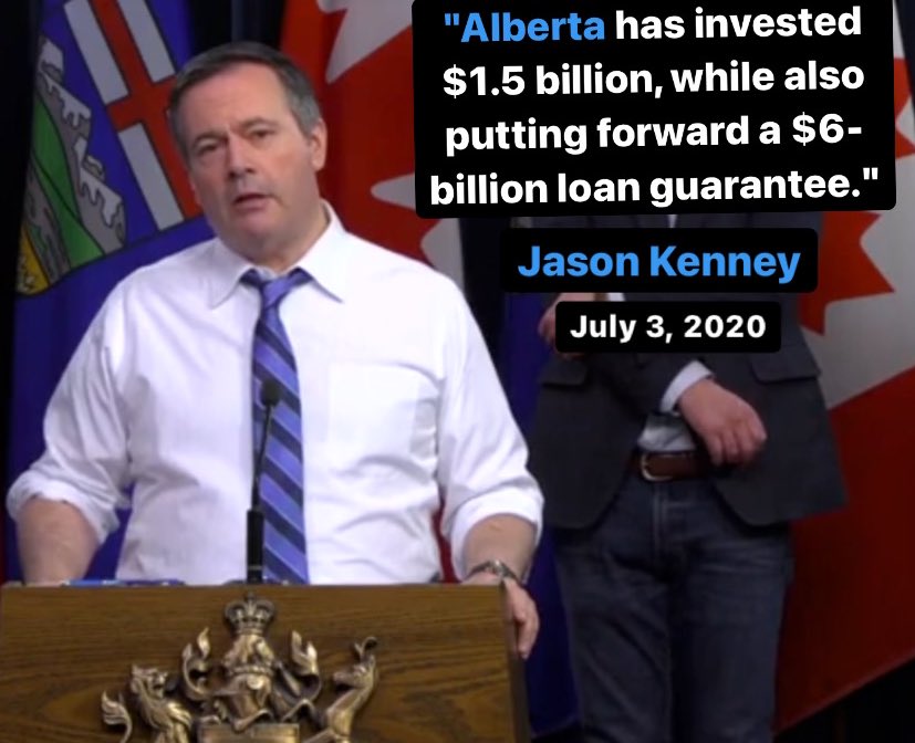 Then this dumb shit happens.Kenney knowing full well the trouble Line 5 is going through in Michigan and how Michigan's Governor is Biden's campaign co-chair, and Biden's stated intent to shut down Keystone XL, he makes arguably his 2nd most objectively terrible financial play.