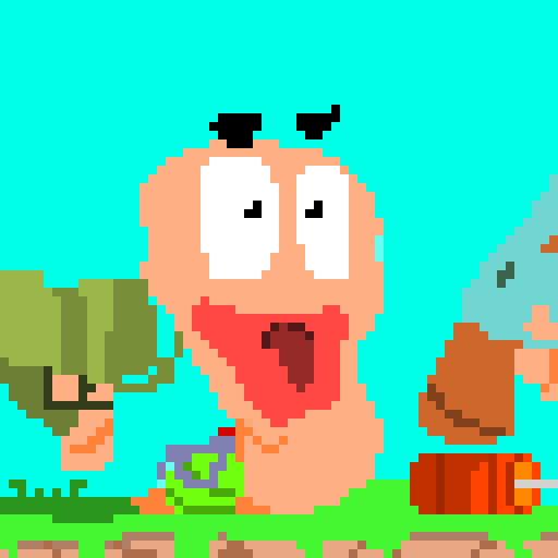 matecocido_ch's tweet photo. Who's ready for an ARMAGEDDON?!
#pixelart #worms #2d #videogames #cute https://t.co/cB4tU9u4qh