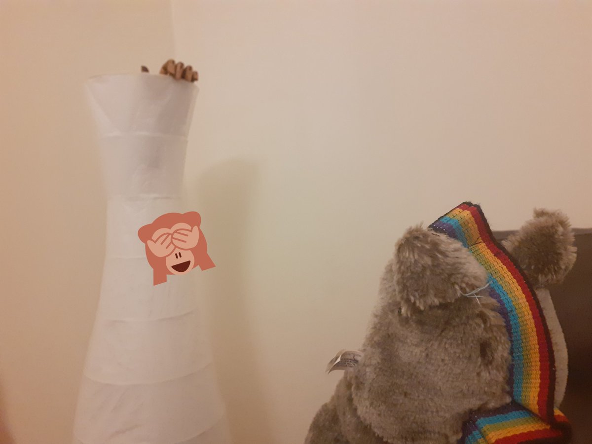 Morganaconda1's tweet photo. Uh.
There's someone in the lampshade...
What do I do?
#cursedtoys #visitor #hunt? #enwrap? #run? https://t.co/yaMykBZ4mv