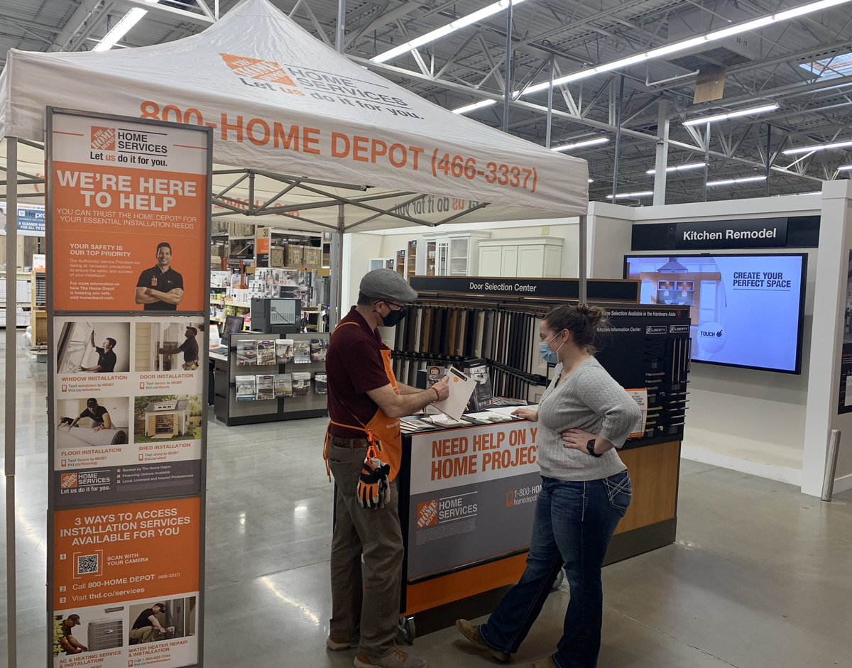 Tim generates some interest in Countertops today by bringing the event indoors at West Eugene 4028!
