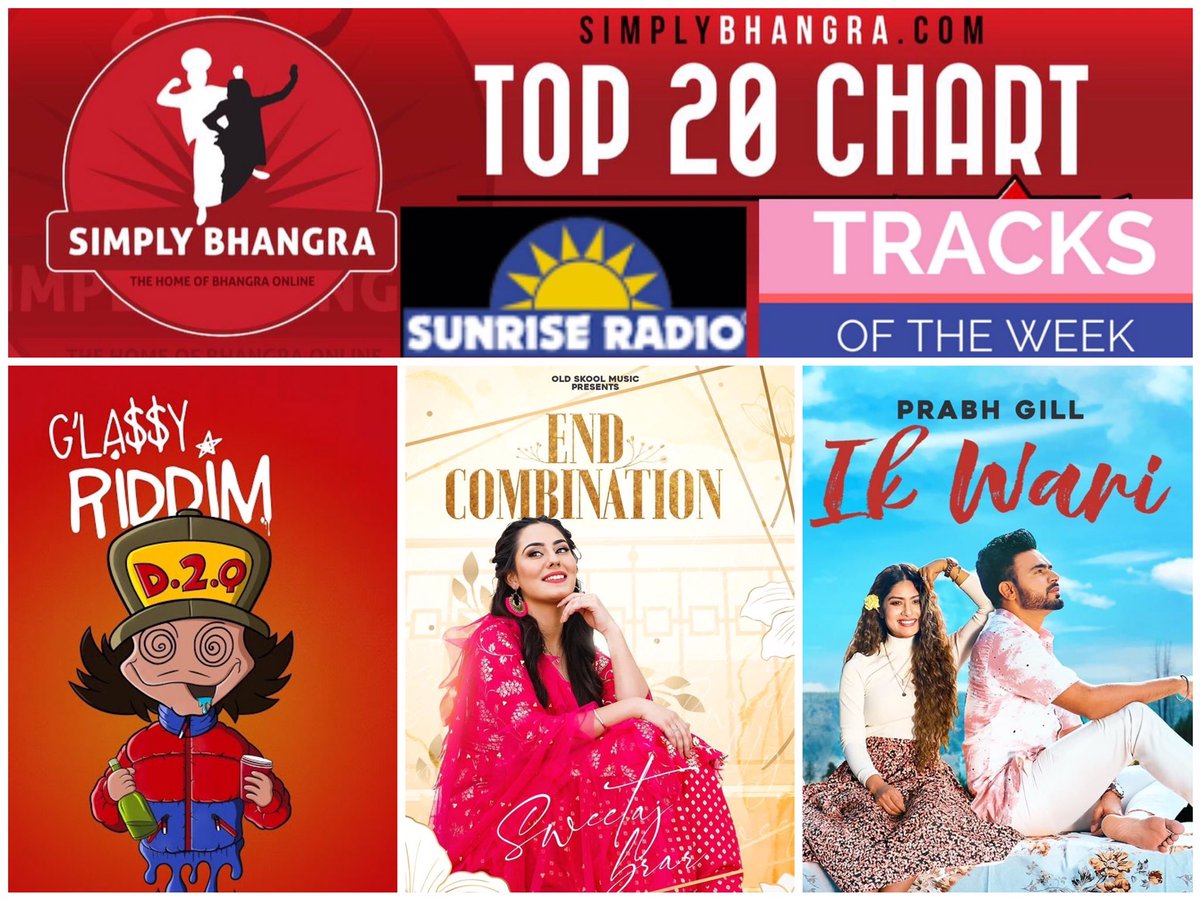 Simply_Bhangra's tweet photo. This week @AmeetChana highlighted 3 new releases on the #Bhangra #Breakdown #Show on @ThisIsSunrise 

@RafSaperra #GlassyRiddim 
#SweetajBrar #EndCombination
@PrabhGillMusic #IkWari 

#SimplyBhangra #Top20 #OutSunday #NewReleases https://t.co/yNXzNslHGG