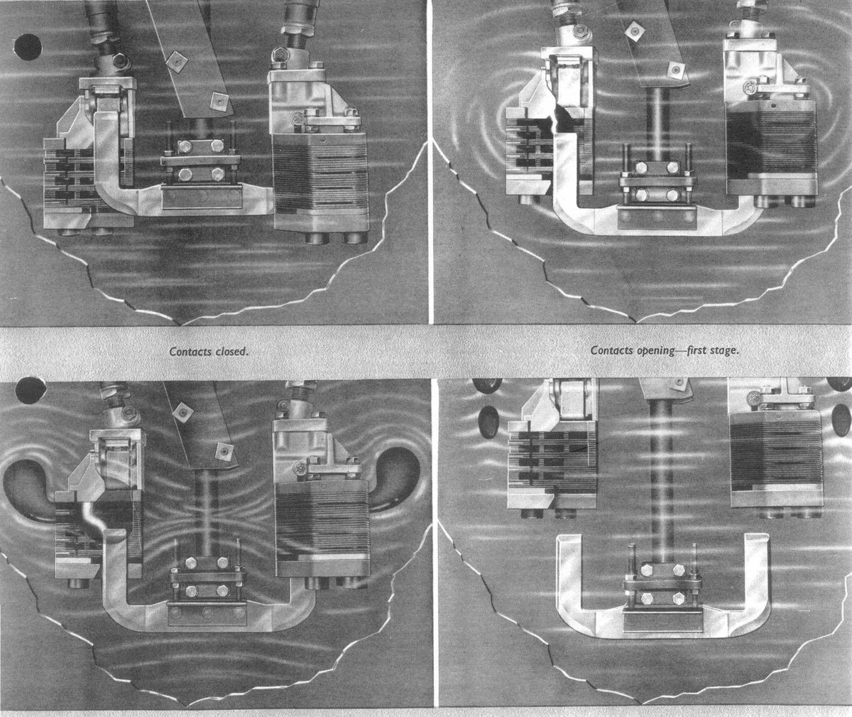 Due to Clothier’s metal clad concept, with bulk oil, and now arc control features, switchgear ratings could match the rapidly expanding power systems and SAFELY deal with both load and fault current, with automatic operation. That’s essentially where we’re at today [14/26]