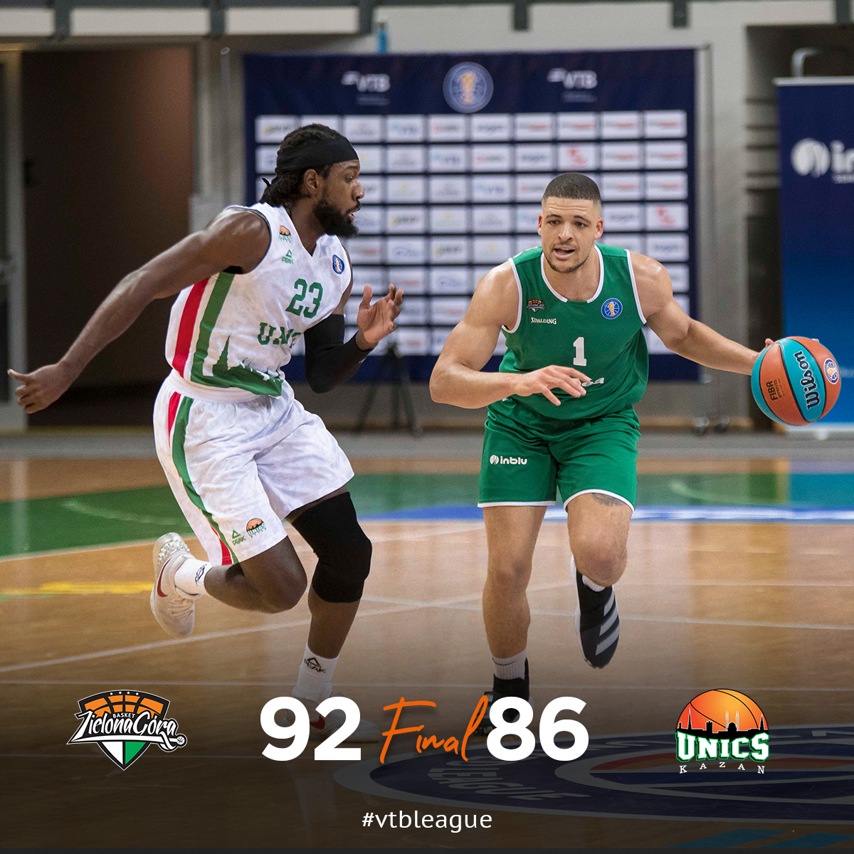 🏁 «Зелена Гура» впервые в истории выигрывает «Зеленое дерби» у УНИКСа | Zielona Gora beat UNICS in the Green Derby for the 1st time in history

📊 <a href="/IffeLundberg/">Gabriel Iffe Lundberg</a> - 32 + 5 AST, <a href="/GGroselle/">Geoffrey Groselle</a> - 17 + 10 REB
📊 Okaro White - 22 + 5 REB, <a href="/Jamar_Smith309/">Jamar Smith</a> - 18 + 7 AST
