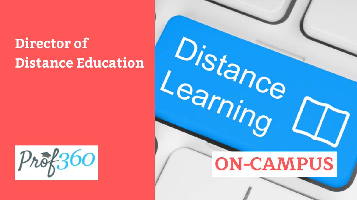 ProfHire_360's tweet photo. Director of Distance Education (ON-CAMPUS)

https://t.co/AZZHwKa4D0
#Teachcollege #DistanceEducation https://t.co/noGDhloDYG