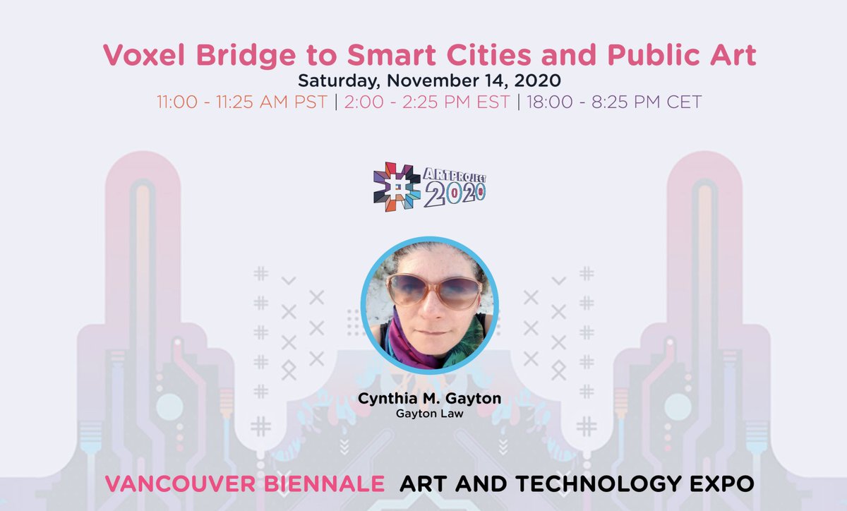 Vancouver Biennale (@van_biennale) on Twitter photo We are excited about Jessica Angel’s upcoming <a href="/Van_Biennale/">Vancouver Biennale</a> VR/AR installation project, VOXEL BRIDGE. Cynthia Gayton talks about ways blockchain art projects like VOXEL BRIDGE can engage the public + be part of environments like “smart cities.”
Join us! 👉 artproject.io We are excited about Jessica Angel’s upcoming <a href="/Van_Biennale/">Vancouver Biennale</a> VR/AR installation project, VOXEL BRIDGE. Cynthia Gayton talks about ways blockchain art projects like VOXEL BRIDGE can engage the public + be part of environments like “smart cities.”
Join us! 👉 artproject.io