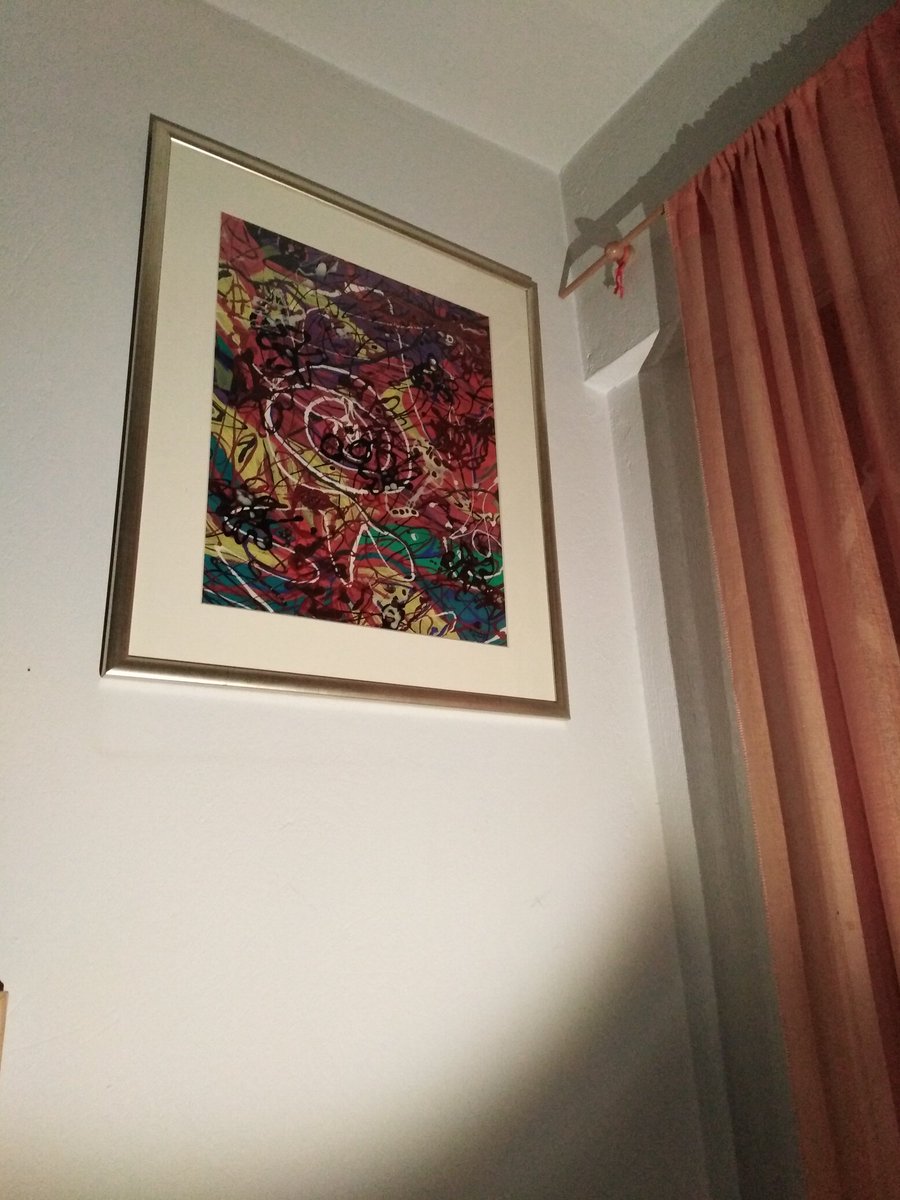 #Memories from #childhood
#artist #colors #germanartist #indoor #room #beautifulcolors