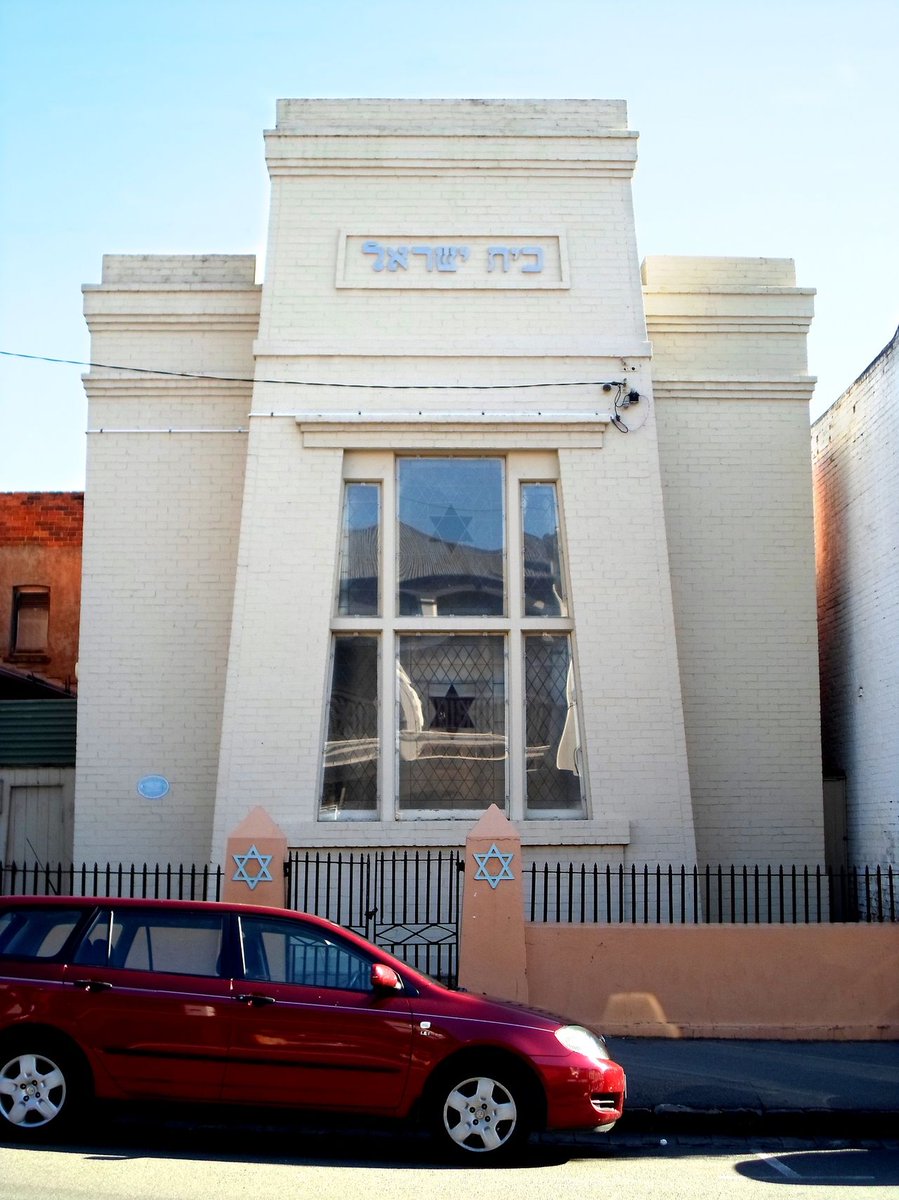 The Launceston synagogue, opened only a year later in 1846, also in Tasmania, is a more abstracted and classicising take on Egyptian revival proportions