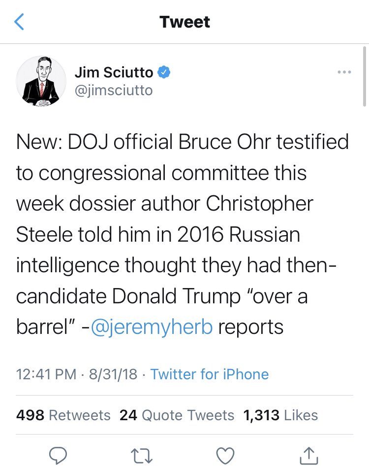 And  @jimsciutto was all in on Steele, and even Bruce Ohr. That take hasn’t...quite held up perfectly.