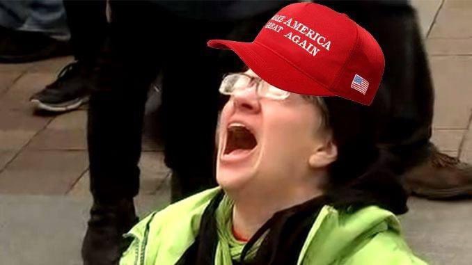 Mikepike5Rao's tweet photo. #MillionMoronMarch #Magameltdown crybabies #TrumpSupporterscrying https://t.co/WyVXxwY9C9