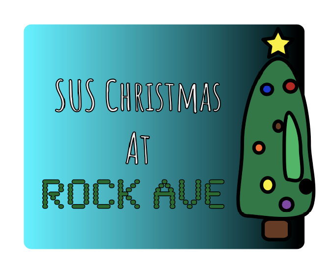 rockaveescape's tweet photo. COMING SOON Emergency Meeting! Santa Rob needs a crew of elves to get Davinport ready for Christmas! But every time he tries to get the town ready someone sabotages the event. It's #sus! Assemble your crew &amp; head to Rock Ave but be aware, there may be an imposter elf among you! https://t.co/2Nf0Ij3zoY