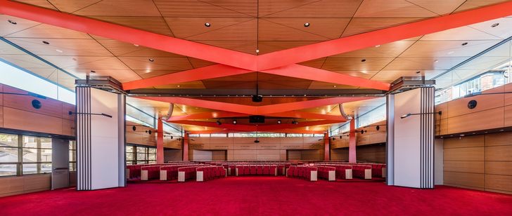 And of course, because it’s Australia, home of some of the funkiest contemporary architecture in the world, new Jewish places of worship don’t skip on it... here is the new Emanuel Synagogue in Woollahra by the Lippmann Partnership