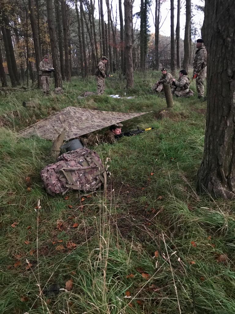 CTTScotland's tweet photo. @WestLowlandACF PIs delivering their sumative teachbacks today. Some real good lessons produced especially with the elements not being to kind but, I would say kind enough to complete their outputs.  Well done everyone. 🇬🇧💂‍♂️👍 https://t.co/kbiIvvUD1E