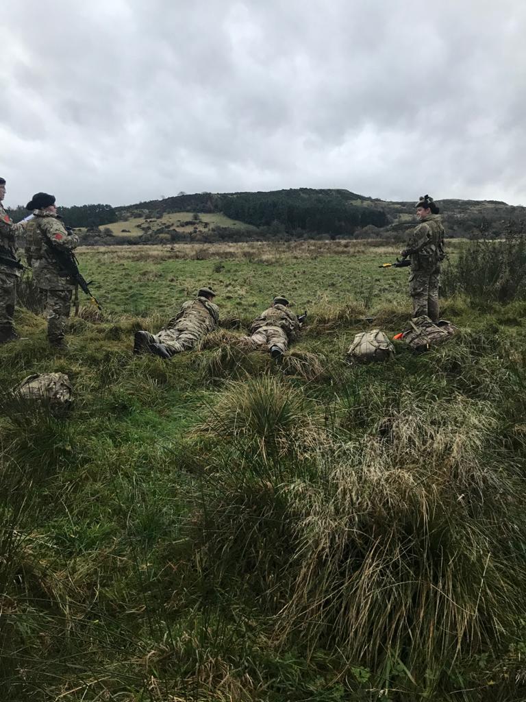 CTTScotland's tweet photo. @WestLowlandACF PIs delivering their sumative teachbacks today. Some real good lessons produced especially with the elements not being to kind but, I would say kind enough to complete their outputs.  Well done everyone. 🇬🇧💂‍♂️👍 https://t.co/kbiIvvUD1E