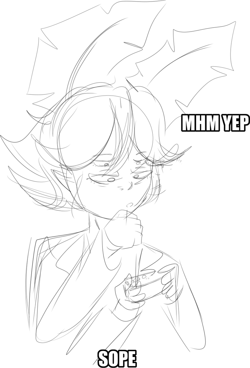 Axie_Artl's tweet photo. I'm on a Belen kick rn, here's some joke sketches I made of him https://t.co/wLIXXtM13Q