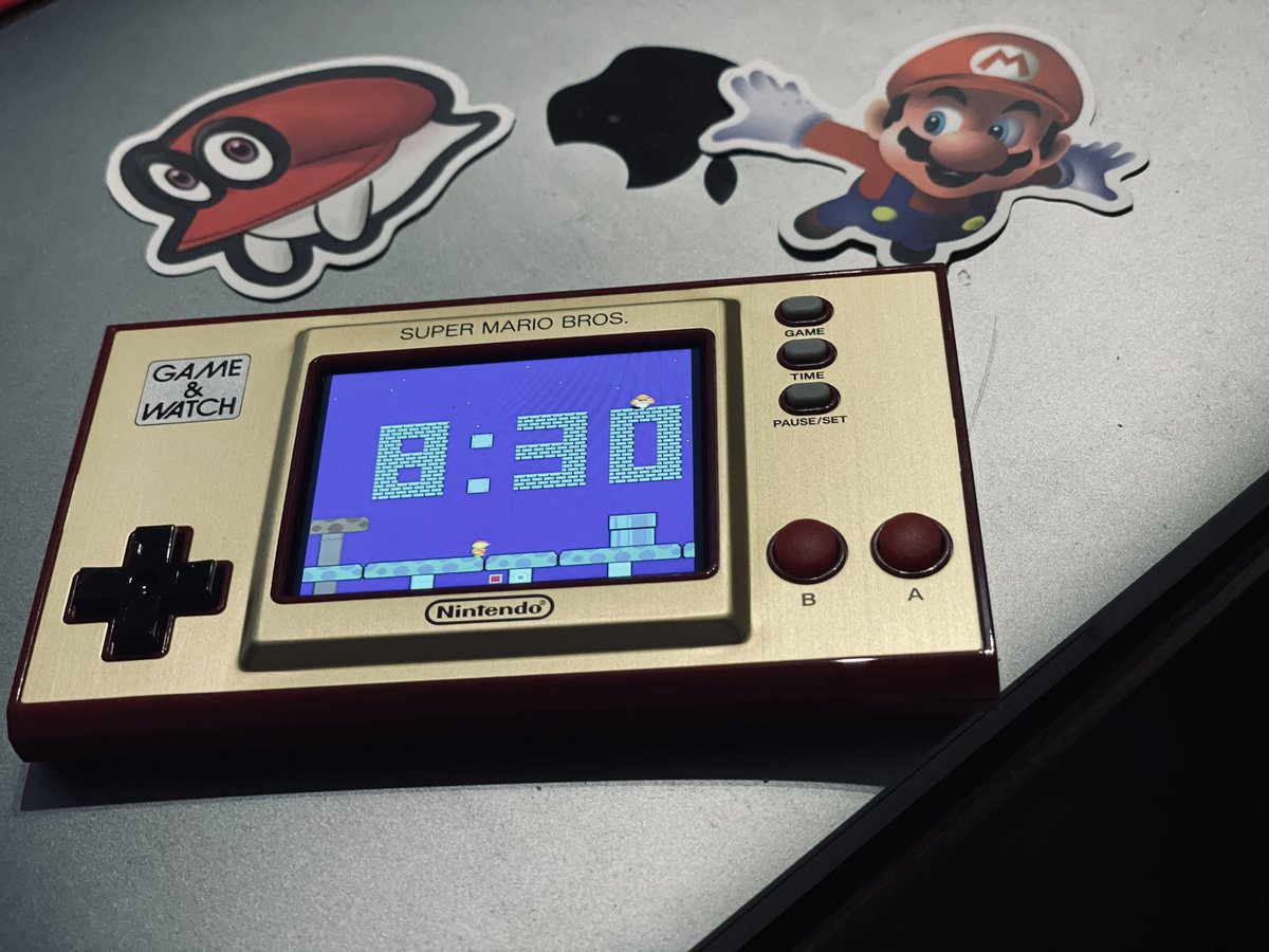 Trop classe le #gameandwatch #mario !