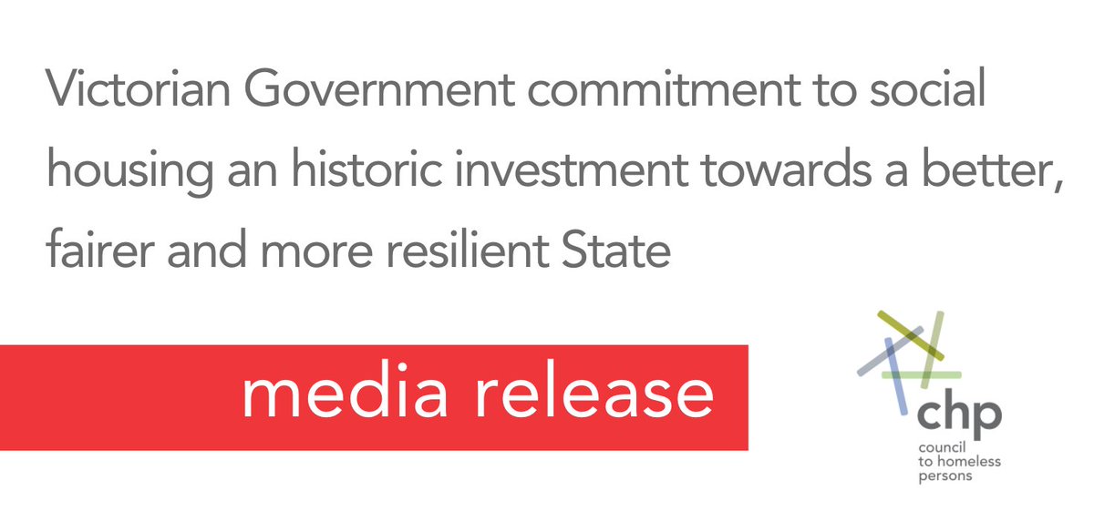 CHPVic's tweet photo. 🚨GOOD NEWS🚨

Victoria has announced that they will invest $5.3billion for a social housing construction blitz!

#makesocialhousingwork #everybodyshome

Read our full media release ⬇️ 
https://t.co/ORUcGctRTe https://t.co/K6yeQOGHrQ
