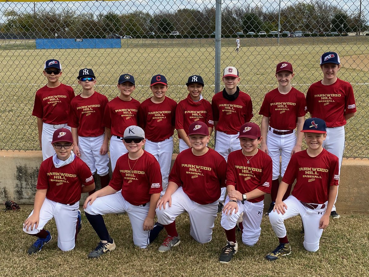 bustamantelb's tweet photo. Let’s go @ParkwoodHill Chargers! So ready for a fun day at the @MSMTournament 🙌🏻⚾️ Future @KellerCentralHS baseball boys right here! @lindilambert1 @cizekbj @dirtdiamonds9 @CoachBuster02 @DrRDubKellerISD @AimChanger https://t.co/YMvSVQM882