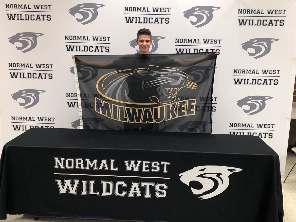 NCWHSATHLETICS's tweet photo. Congratulations to Jackson as he signed to continue his academic and swim career with University of Wisconsin Milwaukee!   Go Cats!!! https://t.co/cGTCs4yM6M