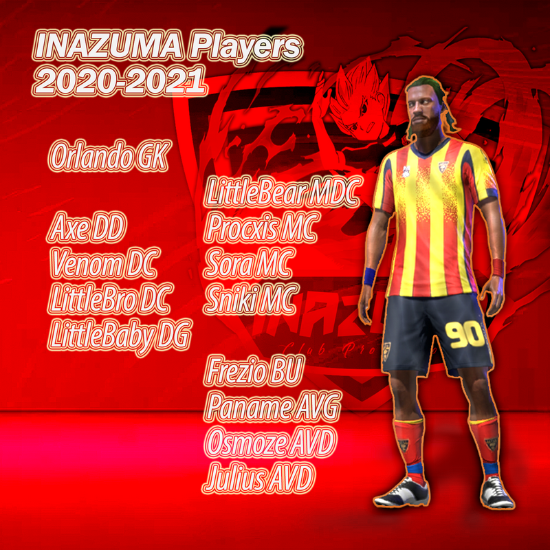 IinazumaFC's tweet photo. Voici l'effectif 2020-2021

@WebspellGaming @LeagueVpn @ClubPro_FR https://t.co/c7HFF6ldGJ