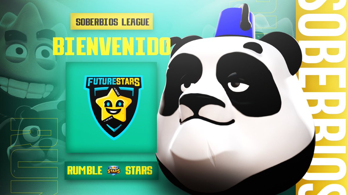 #RumbleStars | ¡Presentaciones! 

De la tierra de los conquistadores, se no unen al pantano a demostrar todo su poderío y pasión por el fútbol. 🤩

Bienvenidos : <a href="/FutureStarsAS/">Future Stars</a> 🇪🇸

¡Un gusto contar con ustedes, esperamos grandes encuentros! 

#SoberbiosOP🐸 13/16