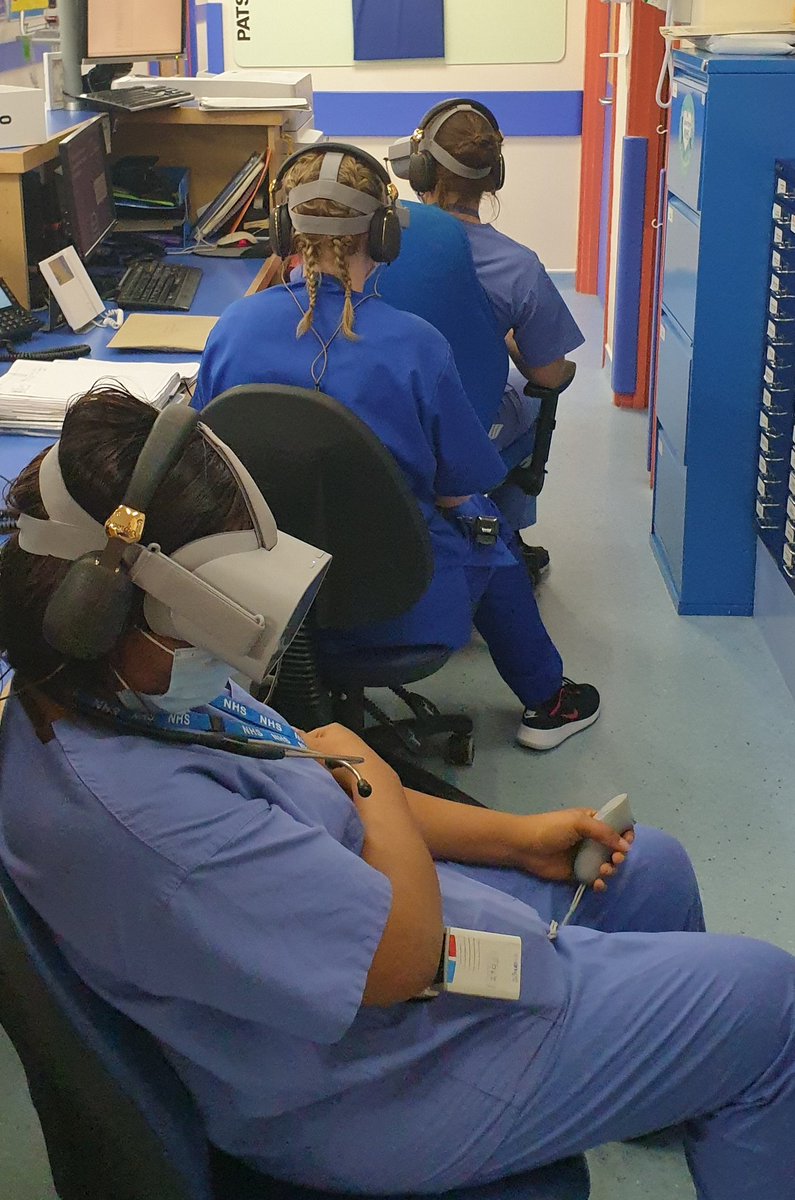 drtimmason's tweet image. Continual small improvements 
#VirtualSim 
Swivel chairs
✔ 
#MedED