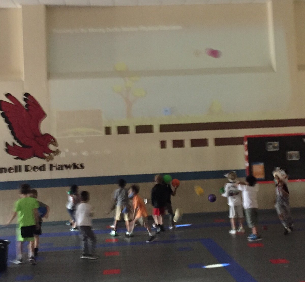 Coach_Sheppard's tweet photo. Donโt know if you can tell in the dark, but Kindergarten & 1st went on a field trip this week to Sesame Street, to play Oscar The Grouch. Then into the woods to go on a Duck Hunt. #wearerennell #BetterTogether #overhandthrow https://t.co/kj5tQNDWTj
