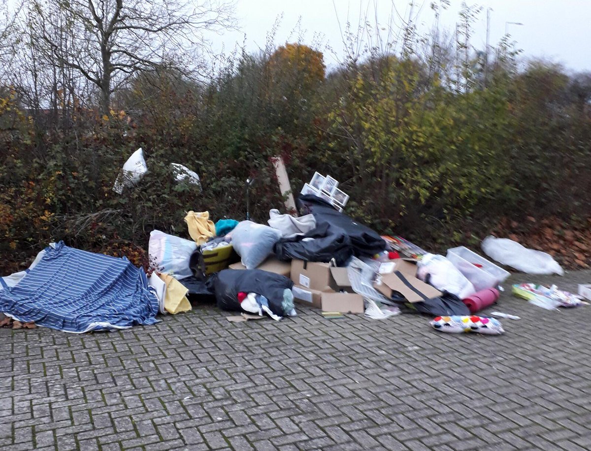 Worried about all the fly tipping this weekend in the Parish.