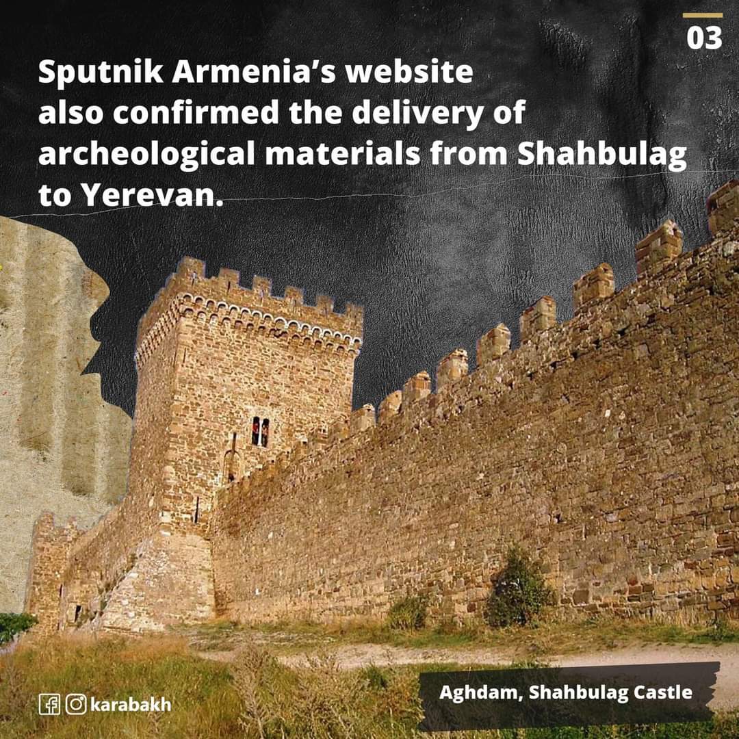 iLeylaB's tweet photo. Armenians are left only days to leave the occupied territories of Azerbaijan. In a desperate attempt to erase the Azerbaijani cultural heritage, Armenian nationalists plunder the Shahbulag museum in #Aghdam #unesco #natgeo #unitednations  #Karabakh #Azerbaijan #Armenia https://t.co/uxlE1F9JQ1