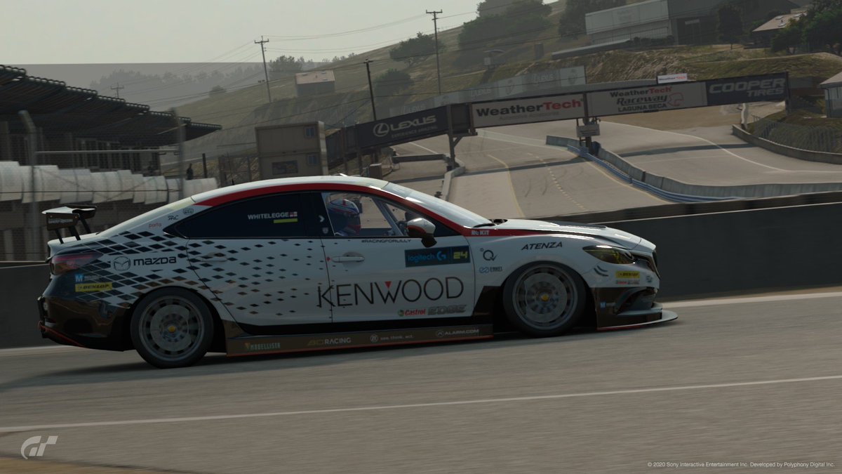 MWP_Racing's tweet photo. Here’s the final livery ready for Wednesday! We’re super excited to get going again around the famous Californian track! #Corkscrew #GTSport https://t.co/laibRoeTes
