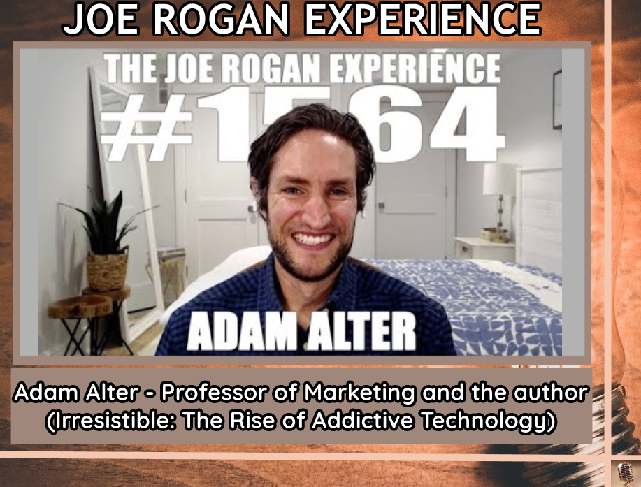 .@joerogan is the biggest podcaster and, as corny as it sounds, gives hope for better tomorrow.⠀
⠀
youtube.com/watch?v=J68gMp…

Newsletter:
eepurl.com/hhXLef

#joerogan #jre #leaning #talkshow #teach #useful #AdamAlter #marketing #addictivetechnology