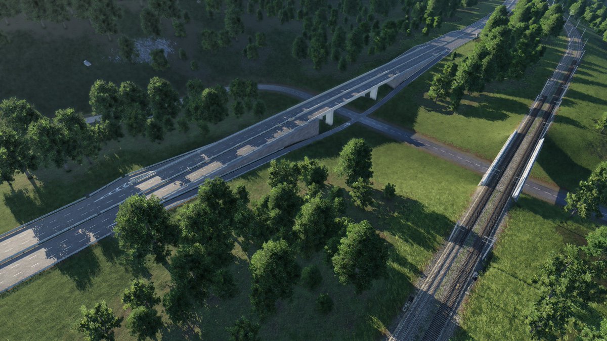 TrotGaming75's tweet photo. Refonte complète de l'autoroute avec du custom partout 😉
#Autoroute #Transport #TransportFever2 #LeSud #France
@Dexteryify @NeguchiMaroyama @Totof947 #Design #Schönbau #UrbanGames @tpf_france #TrainFever #SNCF https://t.co/7b5U9pJqhR