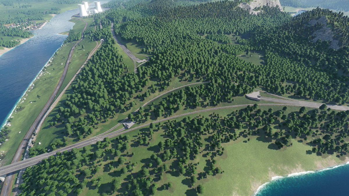 TrotGaming75's tweet photo. Refonte complète de l'autoroute avec du custom partout 😉
#Autoroute #Transport #TransportFever2 #LeSud #France
@Dexteryify @NeguchiMaroyama @Totof947 #Design #Schönbau #UrbanGames @tpf_france #TrainFever #SNCF https://t.co/7b5U9pJqhR