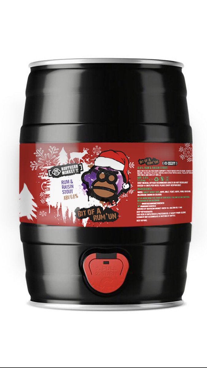 📣📣📣 CHRISTMAS MINI KEGS NOW AVAILABLE 📣📣📣 🎅🏻🎅🏻🎅🏻🎅🏻🎅🏻🎅🏻🎅🏻🎅🏻🎅🏻🎅🏻🎅🏻🎅🏻🎅🏻🎅🏻🎅🏻🎅🏻 This week sees the arrival of our festive 5 litre mini kegs! 5 litres of your favourite Northern Monkey beer served up in a stylish mini keg!