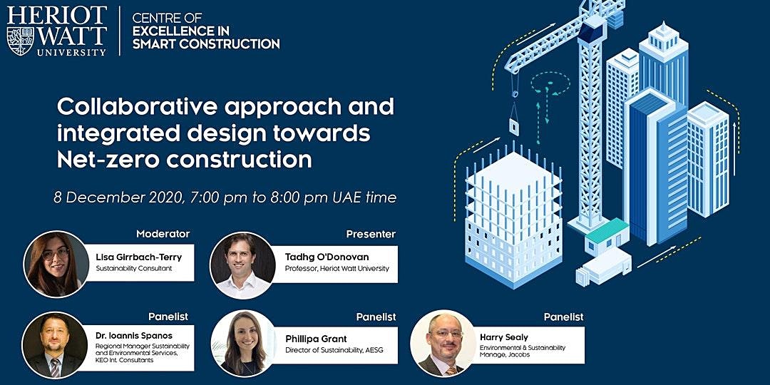 HWUDubai's tweet photo. How can the construction industry collaborate towards advancing the Net Zero agenda?

Make sure you join the discussion on December 8:  https://t.co/7mctKILEdg https://t.co/zlxrR7ywpD