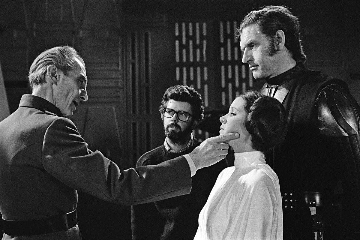 David Prowse (Right) Towered Over His Co-Stars And Gave Darth Vader His Intimidating Reputation.