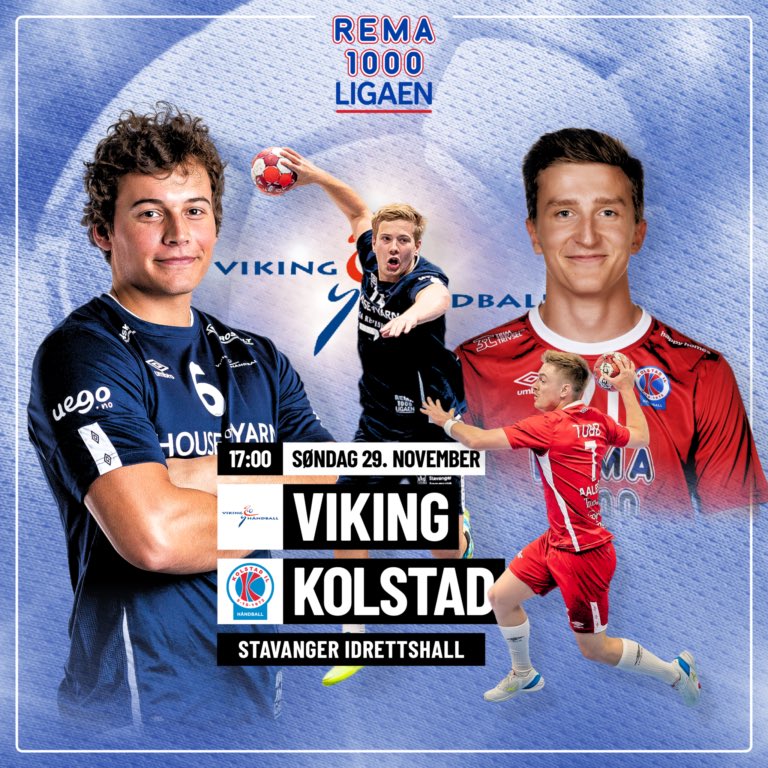 Kampdag 🔥 Kolstad kommer til Storhallen og vi er klare til avkast kl. 17 - Velkommen til hallen 💙 eller se kampen på direktesport.no