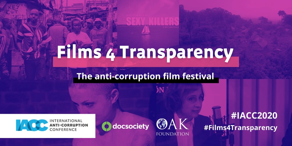  #Films4Transparency, the anti-corruption film festival.