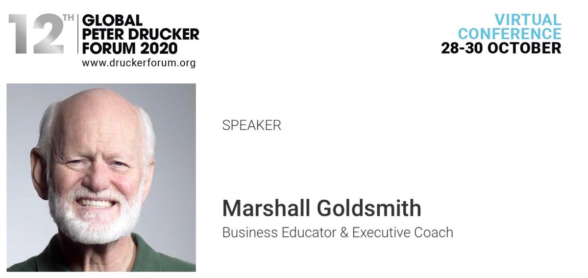 GDruckerForum's tweet image. All talk that does not lead to action is a distraction.
Marshall Goldsmith @coachgoldsmith 

#DruckerForum #quotes