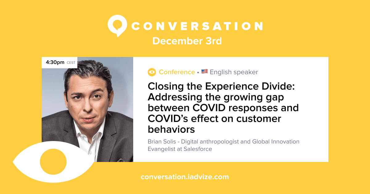 🙋🏿 Curious what <a href="/briansolis/">Brian Solis</a> has to say about new customer behaviors and gaps in #CX recently? 

🚀Register for #Conversation20’s exclusive presentation on December 3 (don’t miss the live Q&amp;A!)

👉🏻 hubs.ly/H0BsclD0 👈🏾