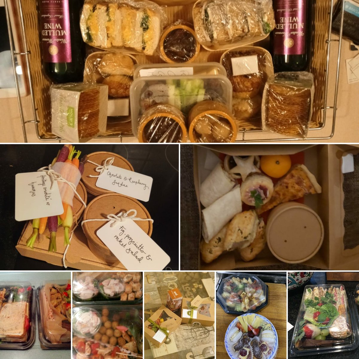 WiltsCalePD's tweet photo. We may not be able to get together in person this year for a Christmas Doo, but that doesn't stop us! We're so grateful to local caterers who have kindly delivered platters to our homes.

From our Band to you and yours: stay safe and our best wishes for the festive season. https://t.co/bOcKeWrbq6